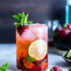 Strawberry Mint CBD Mocktail for Wellness Month